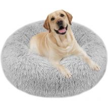 Lettini cani Letto per cani e gatti 80 cm grigio chiaro caldo e confortevole Peluche xl Antiscivolo e impermeabile