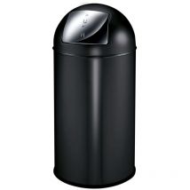 V-part - Pattumiera con Coperchio a Pressione 40 l Nero Opaco eko