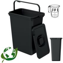 Cestino Per Rifiuti Systema Basica Nks10w - Nero Per La Raccolta Differenziata