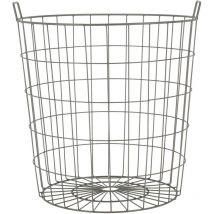Cestino rotondo in filo metallico 51 cm