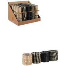 Cart modello alexis nero-beige ø7cm x 7cm h.