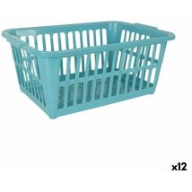Cesto para la ropa sucia Tontarelli classic azul 35 l 58 x 41 x 24 cm (12 unidades)