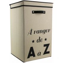 Cesto portabiancheria pieghevole in tessuto 70L Famiglia