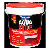 Ceys - agua stop caucho fibras 20 kg. negro