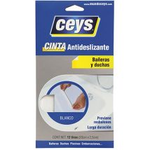 CEYS Anti-Rutsch-Streifen selbstklebend für Badewannen und Duschen – Weiß – 414507614