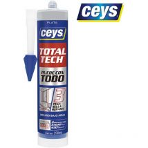 Sigillante adesivo Ceys total tech cartuccia argento 290ml 507126