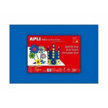 Apli - cf. 5 gomma eva 40X60 blu x1