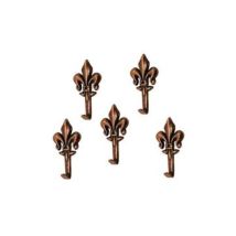 Cf 5 pcs de cintre de lys en bronze n 0 mm 32h crochet de suspension pour photos
