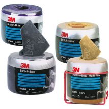 Ferraris Color - Scotch-Brite Hand Pad Pre-Cut on a Roll cf-sr, 150 mm x 115 mm, s ufn, Grey