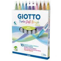 Scatola Pennarelli 10 Turbo Soft Brush Pastel Giotto 4269 X1