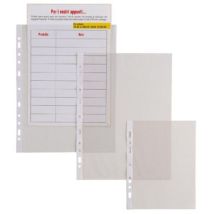 Sei Rota Ercole Buste Forate Universali A4 Pvc Liscio Trasparente 22x30 Cm - Confezione Da 25
