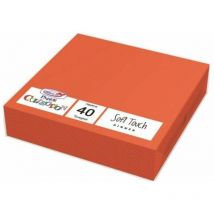 CF,40 tovaglioli 38X38 2 veli orange 18284 x1