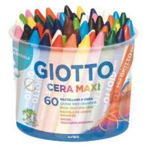 Bar. 60 pastelli cera maxi Giotto 5192 x1