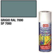 Cfg professional acrylic spray - séchage rapide gris ral7000 sp7000