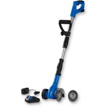 Brosse à Joints avec Manche télescopique Extensible AFB-681 - brosse à mauvaises herbes - incl. brosse, batterie et chargeur - CFH