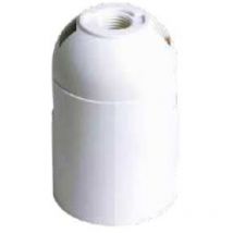 Cgc 101530004 Douille thermoplastique lisse E27 Blanc