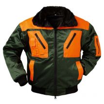 Norway Protection - Chacelo de piloto para Hombre rojodorn, Talla l, verde /naranja