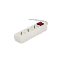 Chacon - Bloc avec interrupteur 3 x 16 a - 1,5 m - Blanc (fr)