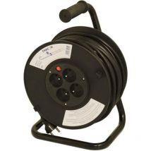 Enrouleur bricolage 40m 4 prises 16 a 3x1,5mm² - Chacon