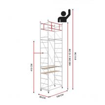 Chafaudage Fast (Hauteur de travail 6,10m)