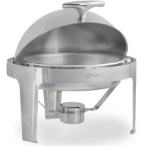 Chafing dish 6 litri rotondo scaldavivande in acciaio inox Mahlzeit