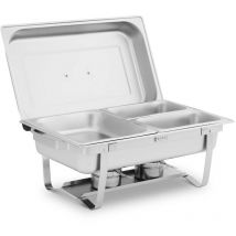 Royal Catering - Chafing Dish Warmhaltebehälter Rechaud Wärmebehälter 9 l 2 Brennstoffhalter