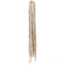 Feiyue - Chaîne à strass scintillante et serrée de 10 m pour couture artisanale, vêtements