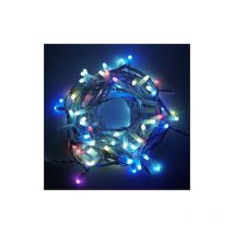 Chaine chaine Sagesse 10 me'tres se'rie 100 lumie'res de Noel avec Maxi led multicolores pour usage professionnel inte'rieur et exte'rieur