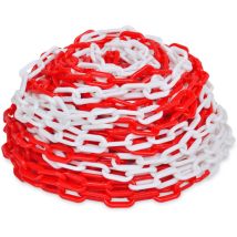 Chaîne d'avertissement Rouge et blanc QOI55332 design in