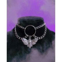 Chaîne de bijoux multicouches punk hip hop croix insecte papillon