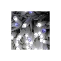 Chaine de chaine Koem 10 me'tres se'rie 100 lumie'res de Noel avec Ice White Maxi Led avec flash bleu intermittent pour une utilisation