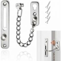 Chaîne de sécurité, serrure de sécurité coulissante de chaîne de porte, protection fiable d'Hôtel à la maison du rail coulissant de chaîne d'argent