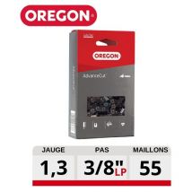 Chaine tronçonneuse Oregon 91PX055E 3/8LP 55 dents