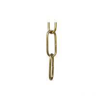 Chaine ge'noise diy no12 - sac 1,6 mm - laitonne' longueur 25 m en acier bas carbone