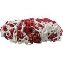 Viso - CBR801SBS Chaîne de signalisation rouge, blanc polypropylène 25 m W254741