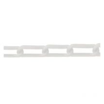 Chaîne plastique masidef 30x18x5mm blanche vendue au mètre - dy2700572