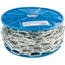 Chaine soudée 4 mm acier zingué 25m