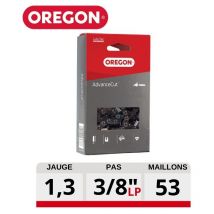Chaine tronçonneuse Oregon 91PX053E, 3/8'LP .050 53 dents