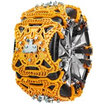 Chaînes à neige améliorées pour voiture, 2 pièces de chaînes à pneus en tpu pour camion/SUV/ATV, largeur de pneu 165-275 mm