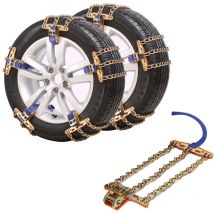 Chaînes à neige antidérapantes pour voiture, chaînes à neige antidérapantes pour pneus de voiture, suv, camions