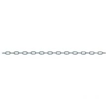 Posamo - Chainette acier noir 1,4mm Ro.25m(130x60) (Par 25)