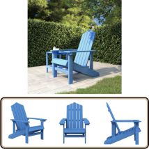 Vidaxl - Chaise Adirondack de jardin pehd bleu marine - Chaise Jardin - Fauteuil Jardin - Mobilier De Jardin - Chaise Adirondack - Chaise Extérieure