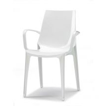 Chaise design, Chaise design avec accoudoirs - vanity - deco Blanc en Plastique Scab Design