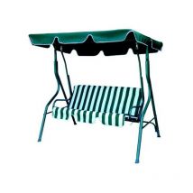 Vette - Chaise à bascule Swing 2+1 Blanc Vert 03797