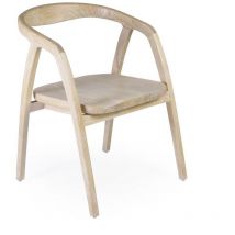 Moycor - Chaise Bois Marron 55x60x77cm - Décoration d'Autrefois