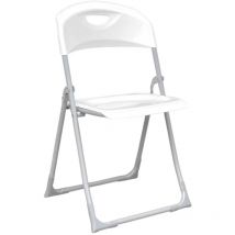 Okaffarefatto - Chaise Brasil blanche pliable gain de place