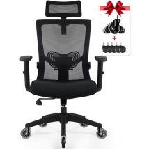 Daccormax - Chaise de bureau, Fauteuil de Bureau, Chaise de bureau ergonomique, Hauteur Réglable, Dossier Haut Inclinable, Soutien Lombaire