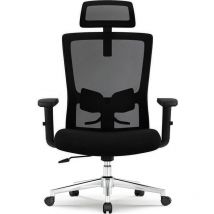 Daccormax - Chaise de Bureau, Hauteur Réglable, Fauteuil de Bureau, Base en Métal, Chaise de Bureau Ergonomique, Chaise Bureau, Dossier Haut