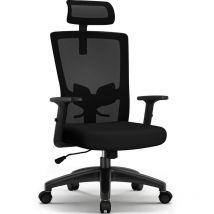 Daccormax - Chaise de Bureau, Hauteur Réglable, Fauteuil de Bureau, Base en Nylon, Chaise de Bureau Ergonomique, Chaise Bureau, Dossier Haut