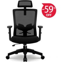 Daynee - Chaise de Bureau, Chaise Bureau, Fauteuil de Bureau Inclinable, Chaise de Bureau Ergonomique, Appui-Tête, Soutien Lombaire et Accoudoire